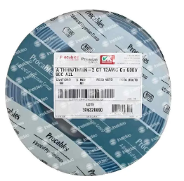CABLE CU THHN/THWN-2 12AWG AZUL PROCABLES X 100 METROS