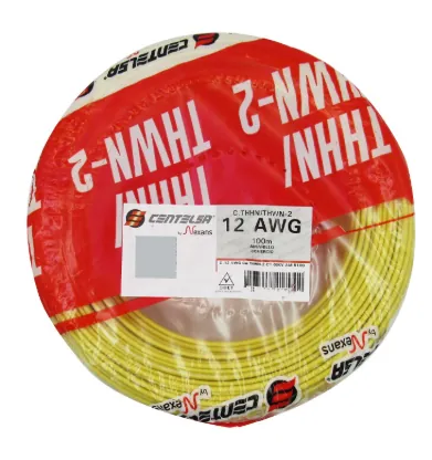 ALAMBRE CU THHN 90 C 12AWG AM CENTELSA X 100 METROS